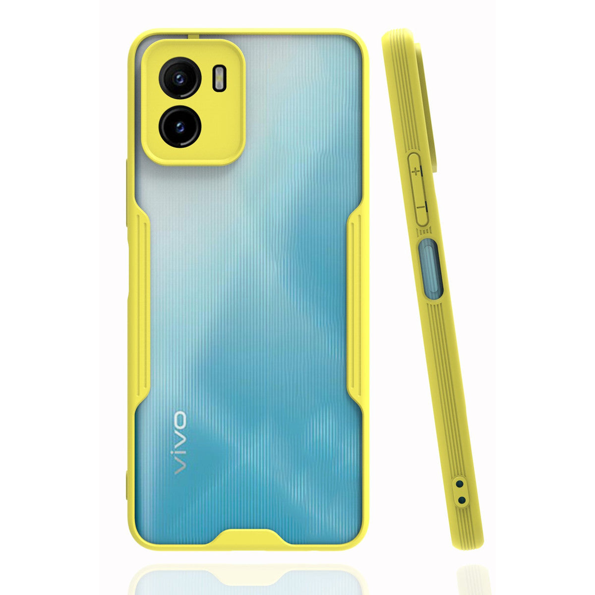 Newface Vivo Y15S Kılıf Platin Silikon
