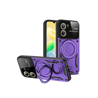 Newface Vivo Y16 Kılıf Joy Lens Standlı Kapak