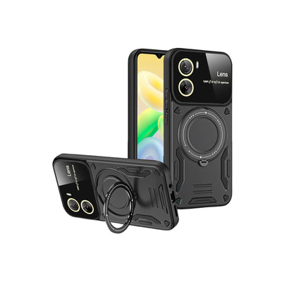 Newface Vivo Y16 Kılıf Joy Lens Standlı Kapak