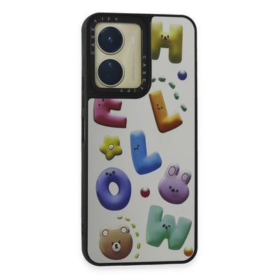 Newface Vivo Y16 Kılıf Mirror Desenli Kapak - Mirror