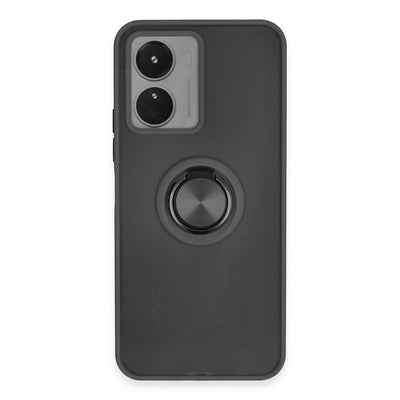 Newface Vivo Y16 Kılıf Montreal Yüzüklü Silikon Kapak