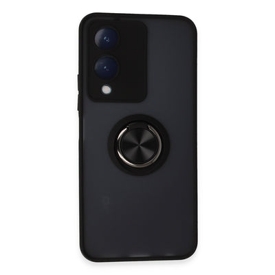 Newface Vivo Y17S Kılıf Montreal Yüzüklü Silikon Kapak