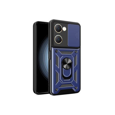 Newface Vivo Y18 Kılıf Pars Lens Yüzüklü Silikon