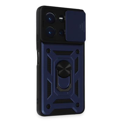 Newface Vivo Y36 Kılıf Pars Lens Yüzüklü Silikon