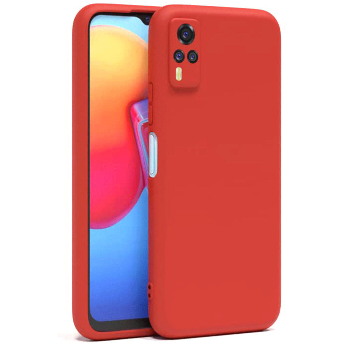 Newface Vivo Y53S Kılıf Nano içi Kadife Silikon