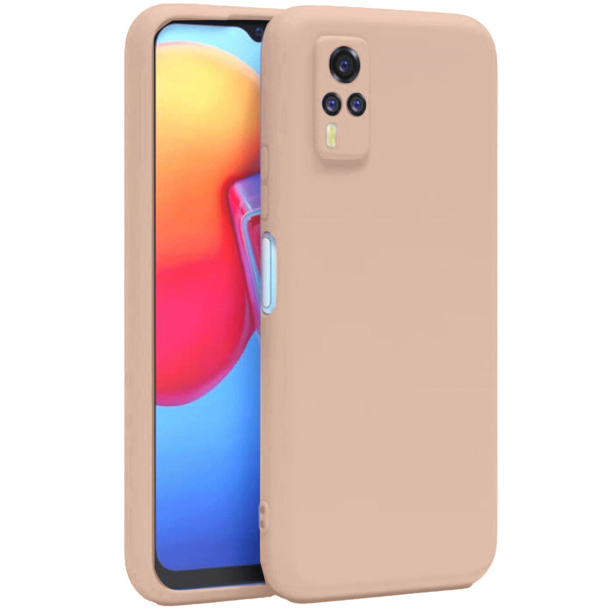 Newface Vivo Y53S Kılıf Nano içi Kadife Silikon