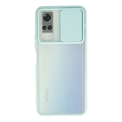 Newface Vivo Y53S Kılıf Palm Buzlu Kamera Sürgülü Silikon