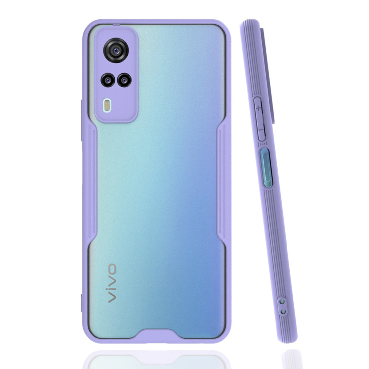 Newface Vivo Y53S Kılıf Platin Silikon