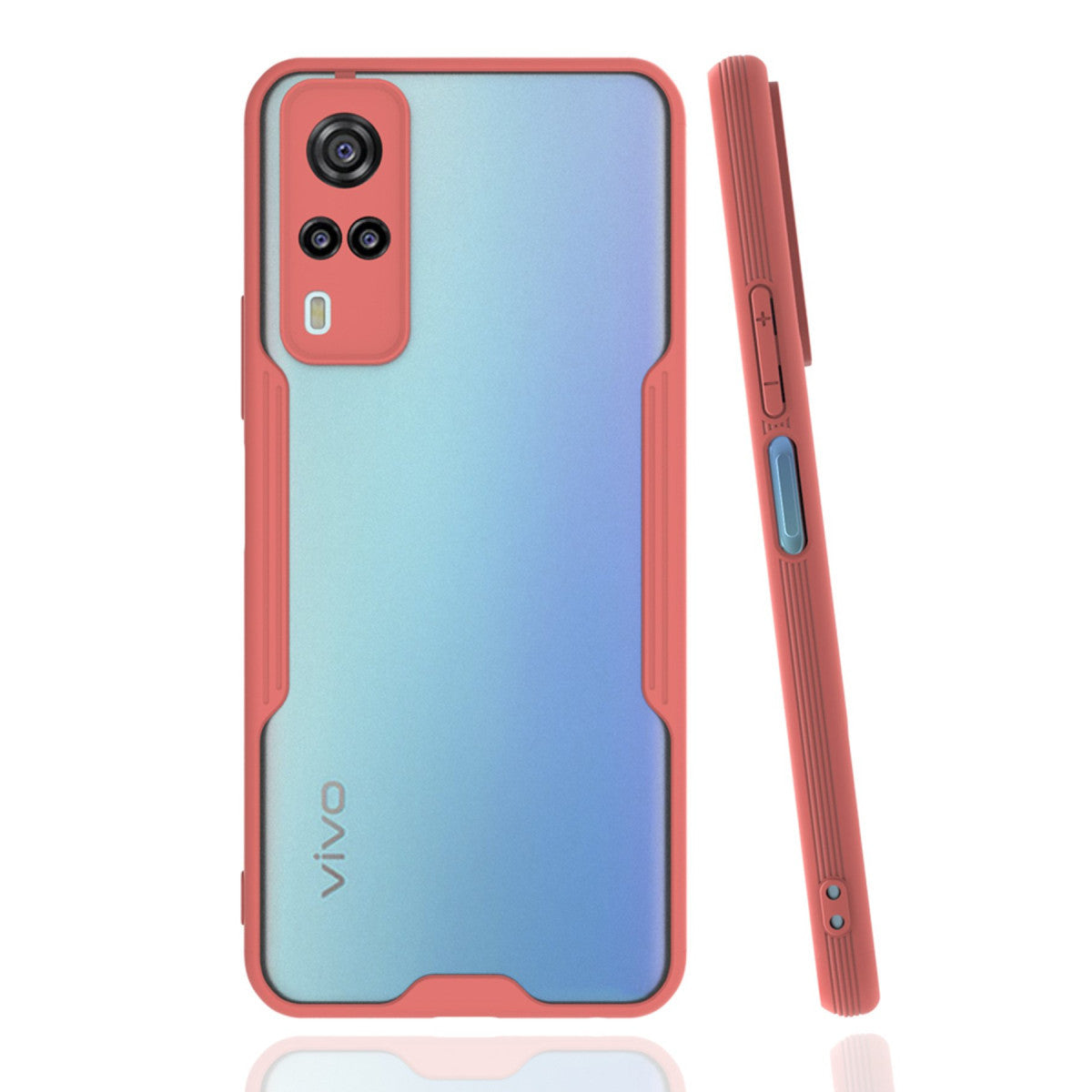 Newface Vivo Y53S Kılıf Platin Silikon