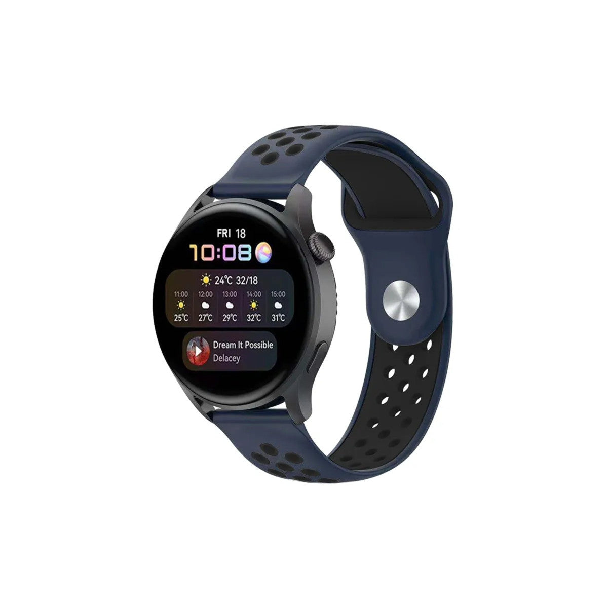 Newface Watch 22mm Spor Delikli Kordon