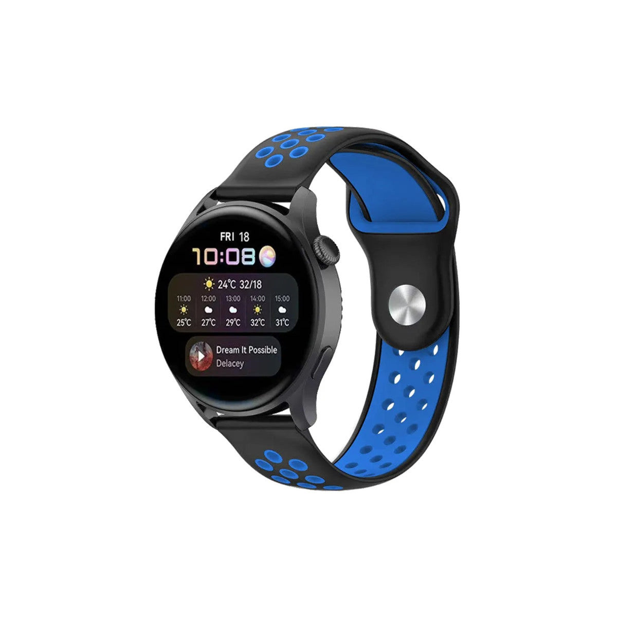 Newface Watch 22mm Spor Delikli Kordon
