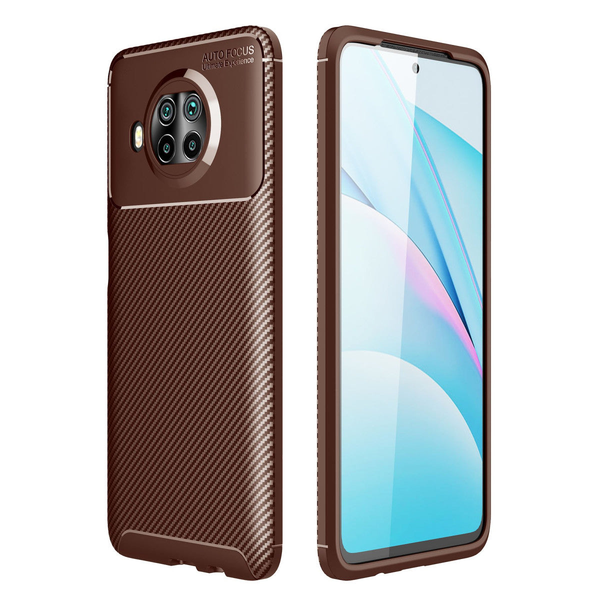 Newface Xiaomi Mi 10T Lite Kılıf Auto Focus Karbon Kapak