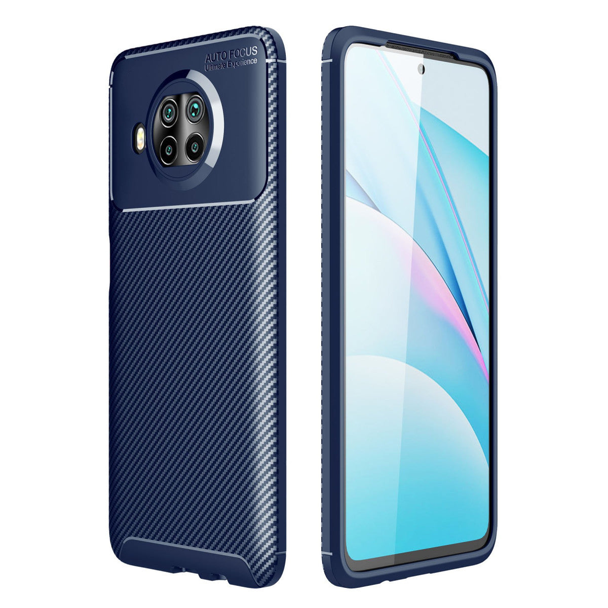 Newface Xiaomi Mi 10T Lite Kılıf Auto Focus Karbon Kapak