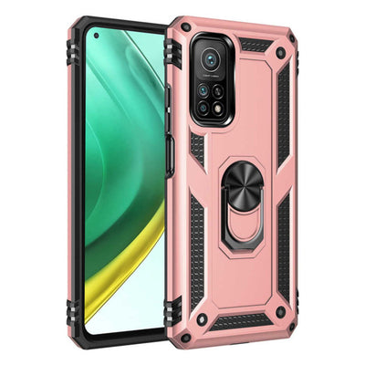 Newface Xiaomi Mi 10T Pro Kılıf Sofya Yüzüklü Silikon Kapak