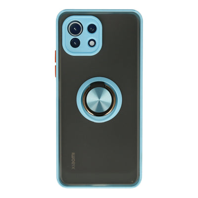 Newface Xiaomi Mİ 11 Lite Kılıf Montreal Yüzüklü Silikon Kapak