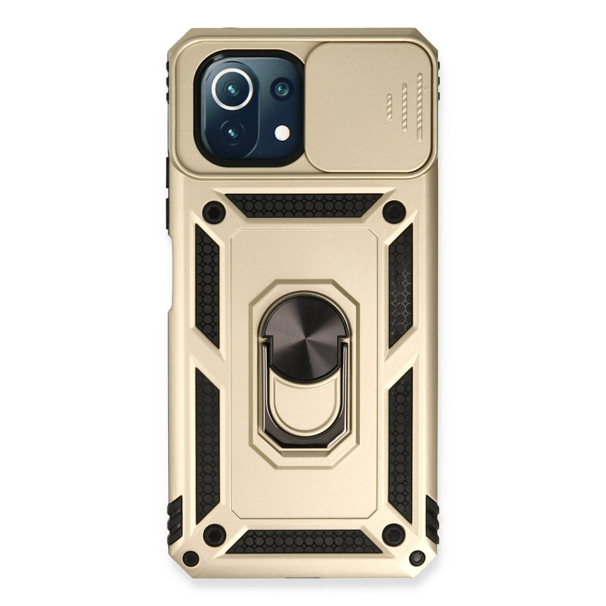Newface Xiaomi Mİ 11 Lite Kılıf Pars Lens Yüzüklü Silikon