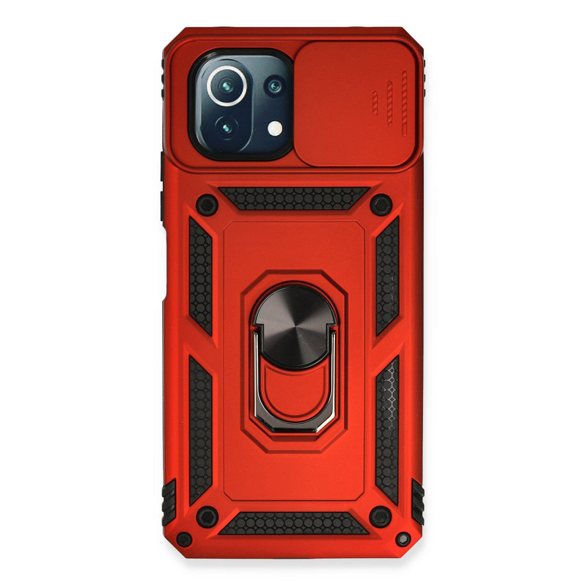 Newface Xiaomi Mİ 11 Lite Kılıf Pars Lens Yüzüklü Silikon