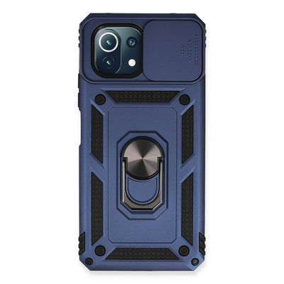 Newface Xiaomi Mİ 11 Lite Kılıf Pars Lens Yüzüklü Silikon