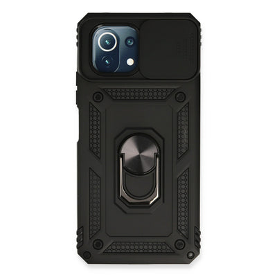 Newface Xiaomi Mİ 11 Lite Kılıf Pars Lens Yüzüklü Silikon
