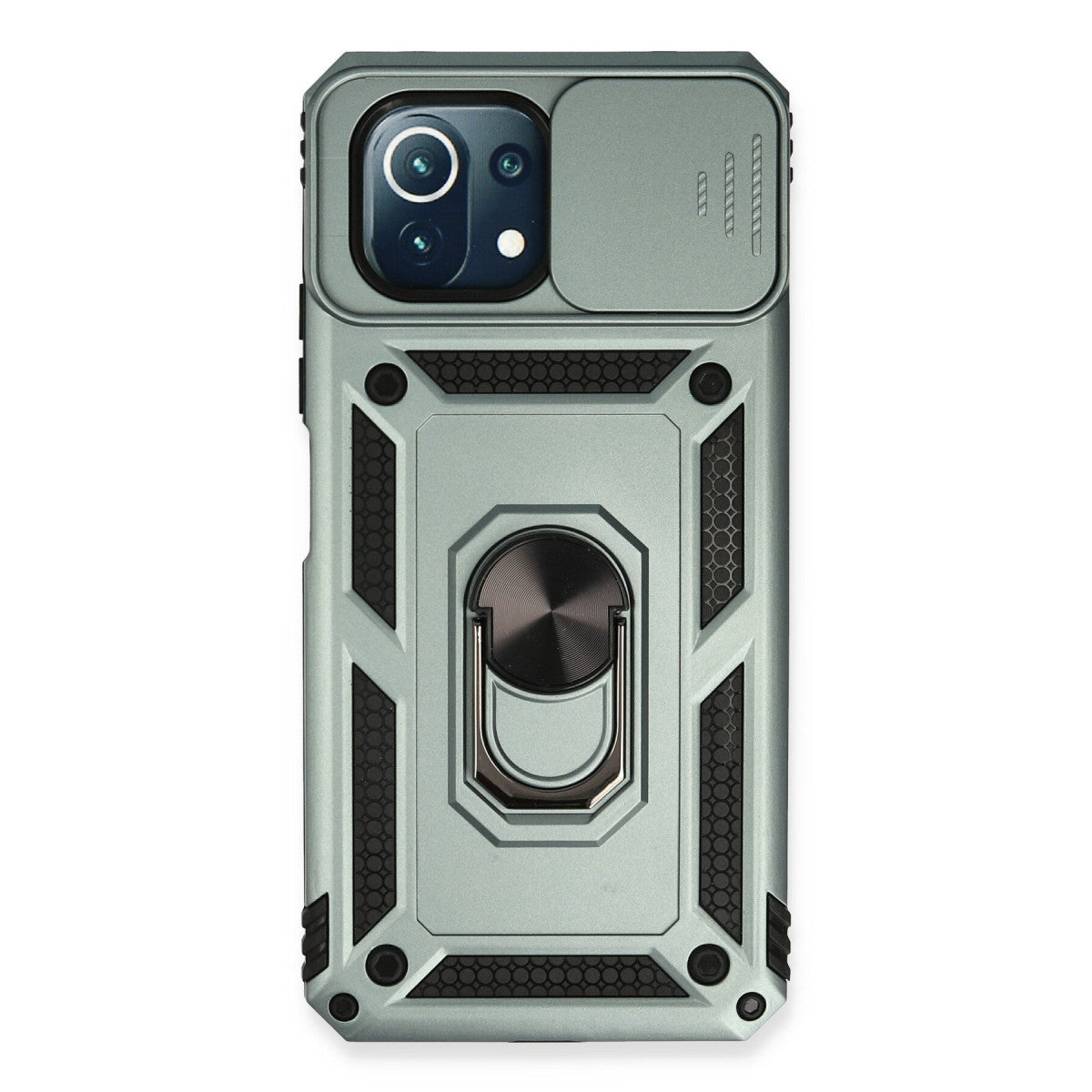Newface Xiaomi Mİ 11 Lite Kılıf Pars Lens Yüzüklü Silikon