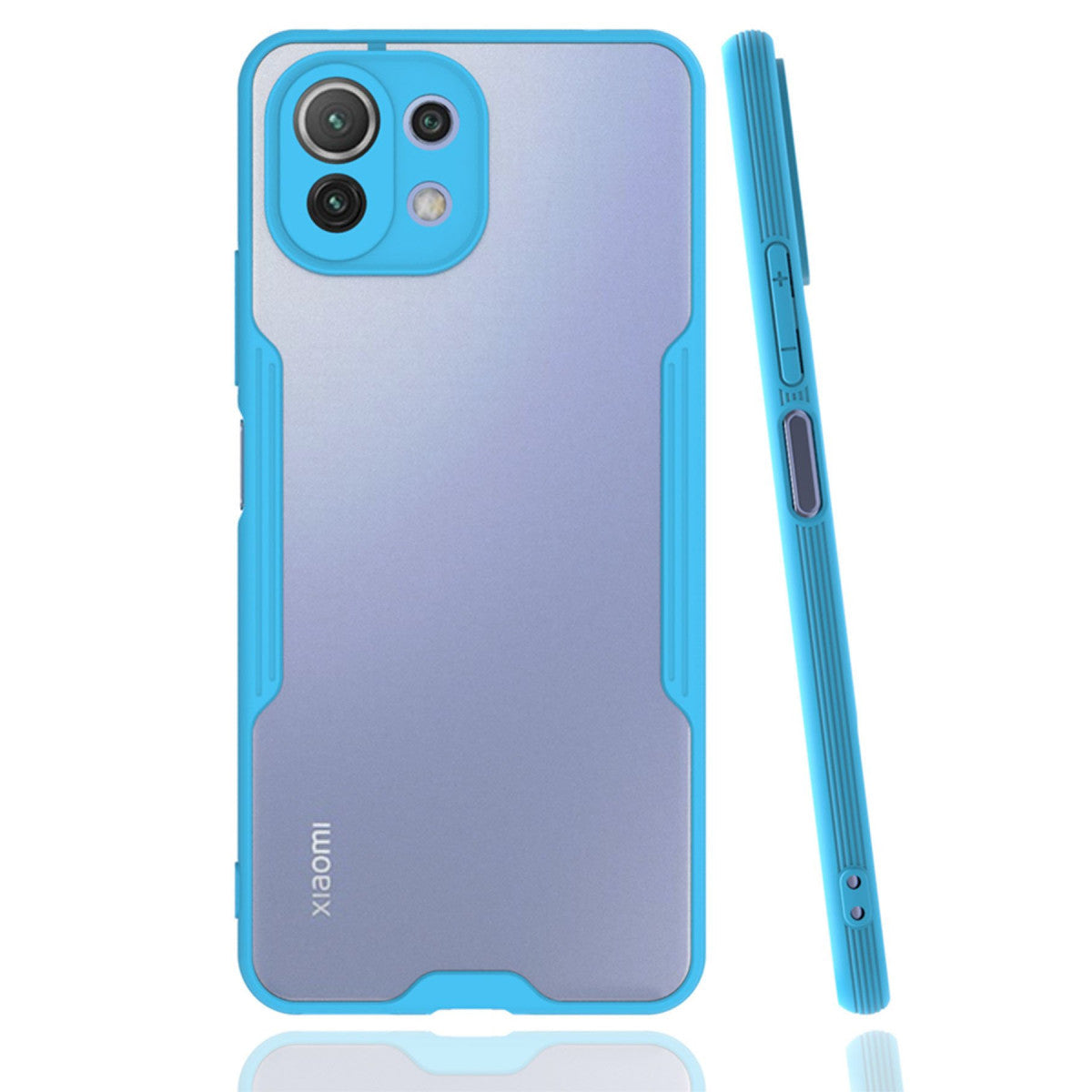 Newface Xiaomi Mİ 11 Lite Kılıf Platin Silikon