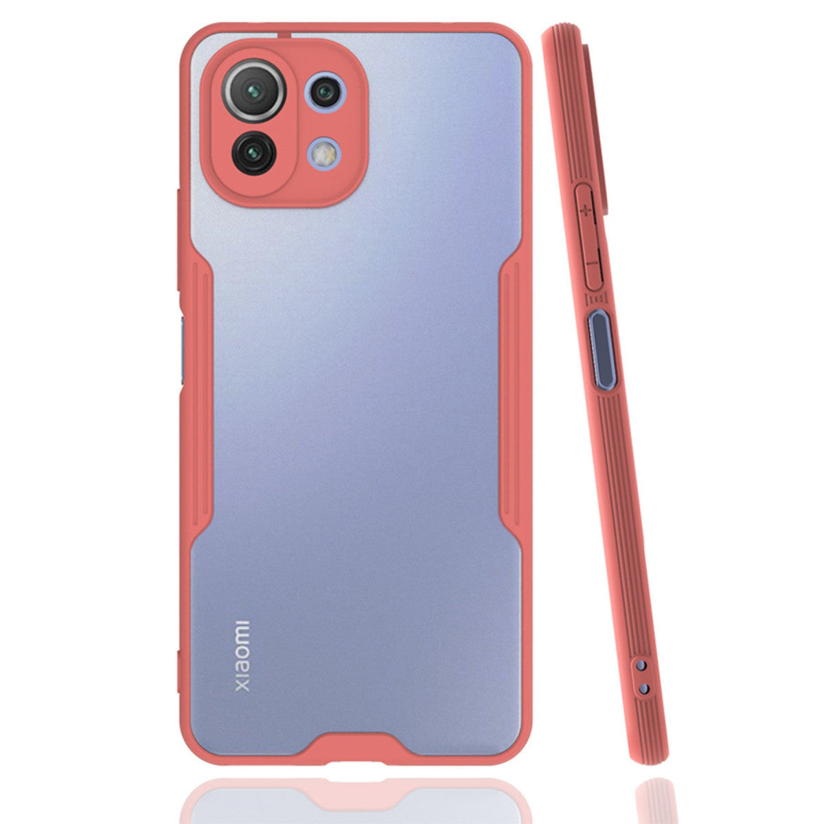 Newface Xiaomi Mİ 11 Lite Kılıf Platin Silikon