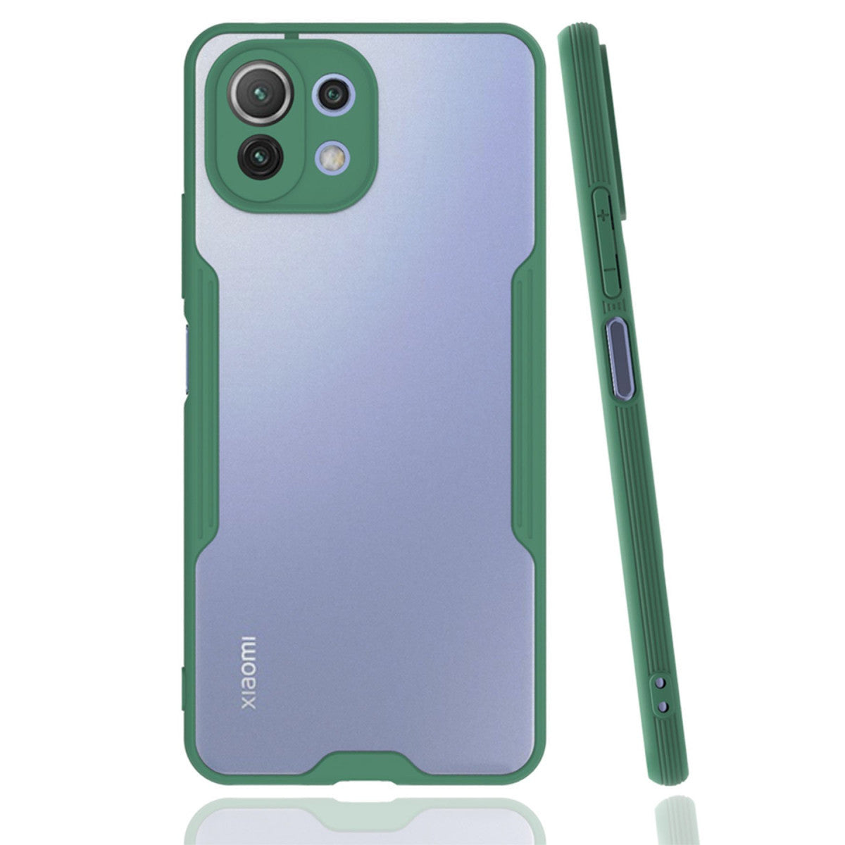 Newface Xiaomi Mİ 11 Lite Kılıf Platin Silikon