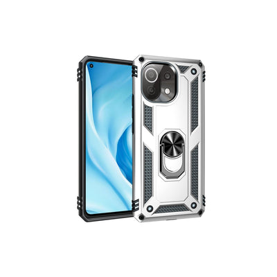 Newface Xiaomi Mİ 11 Lite Kılıf Sofya Yüzüklü Silikon Kapak
