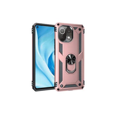 Newface Xiaomi Mİ 11 Lite Kılıf Sofya Yüzüklü Silikon Kapak