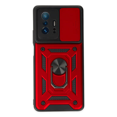 Newface Xiaomi Mi 11T Pro Kılıf Pars Lens Yüzüklü Silikon