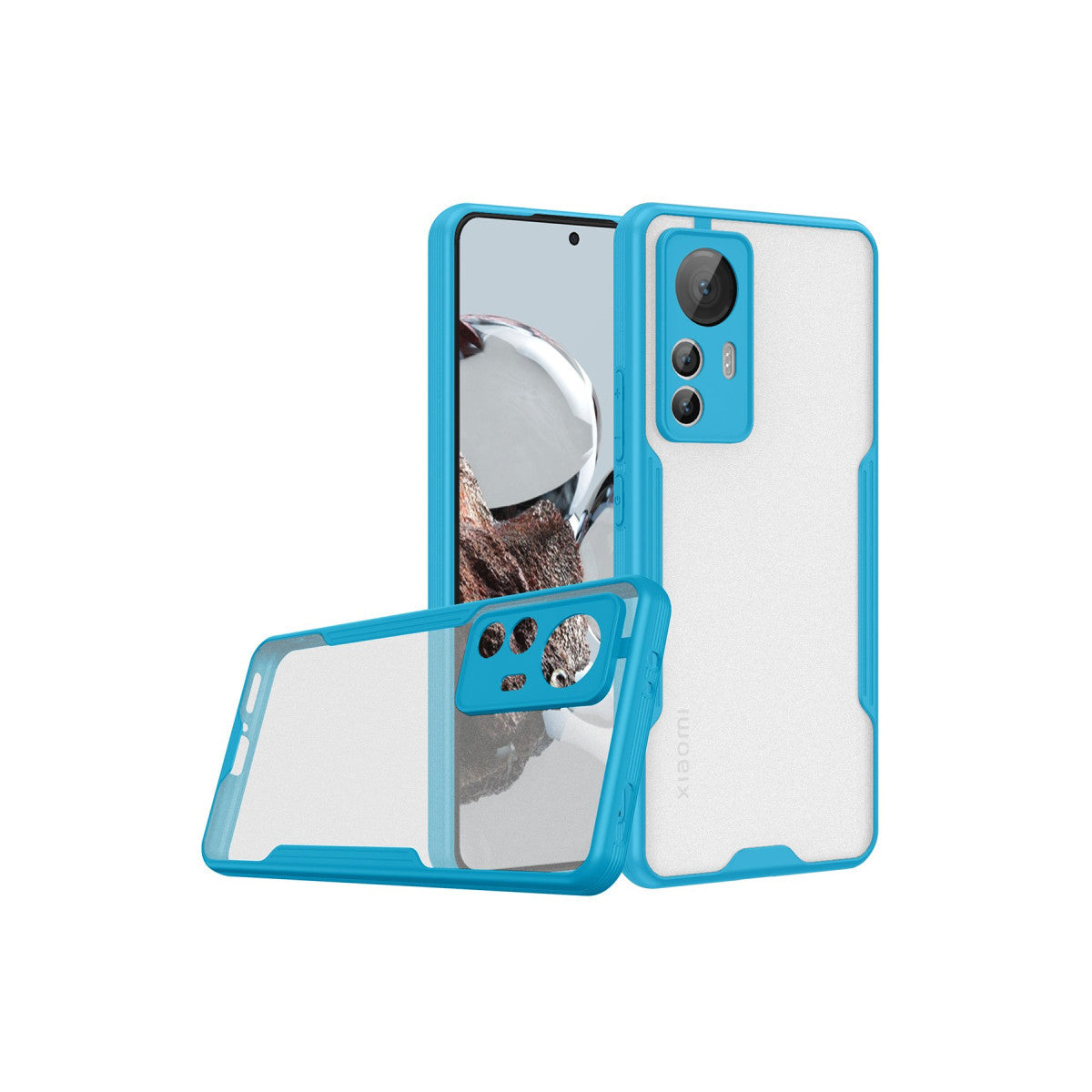 Newface Xiaomi Mi 12T Kılıf Platin Silikon