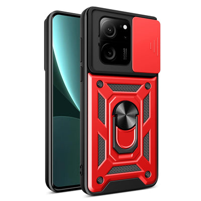 Newface Xiaomi Mi 13T Pro Kılıf Pars Lens Yüzüklü Silikon
