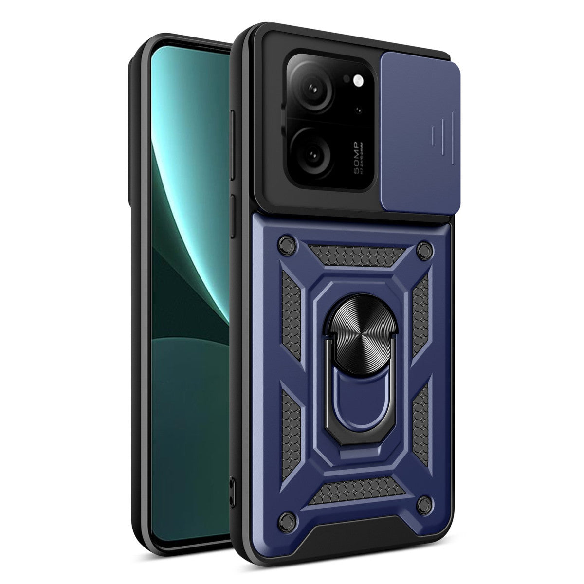 Newface Xiaomi Mi 13T Pro Kılıf Pars Lens Yüzüklü Silikon