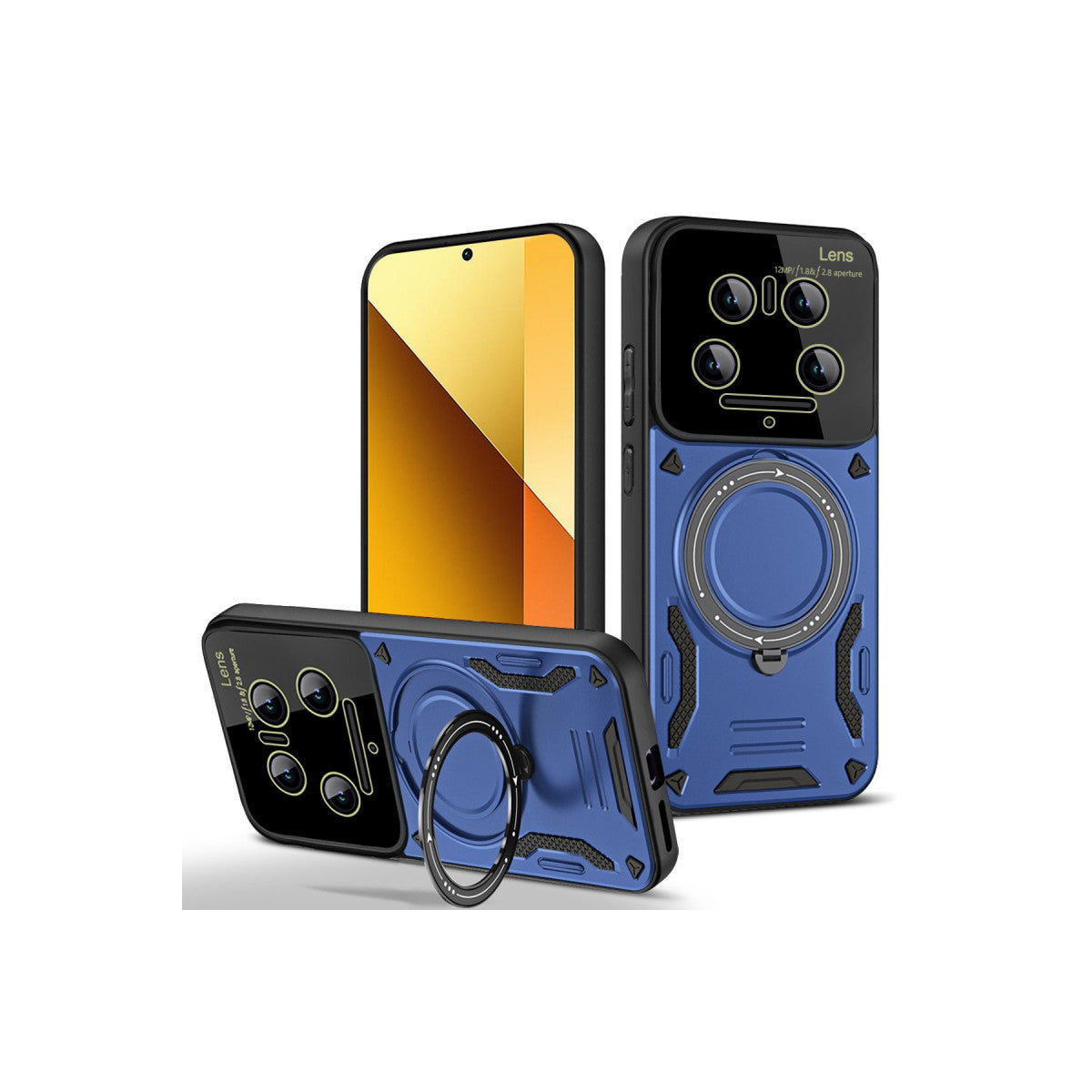 Newface Xiaomi Mi 14 Ultra Kılıf Joy Lens Standlı Kapak