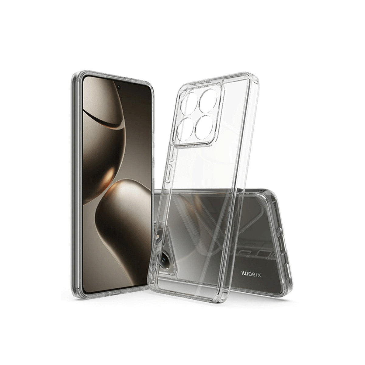 Newface Xiaomi Mi 14T Kılıf Lüx Şeffaf Silikon