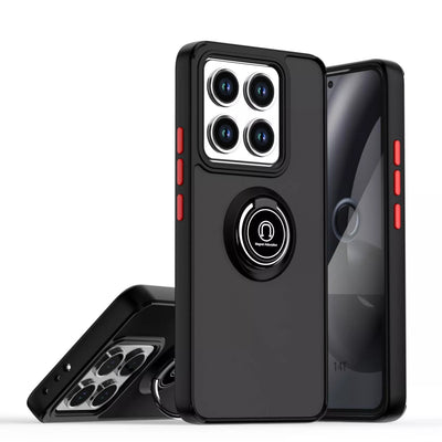 Newface Xiaomi Mi 14T Pro Kılıf Montreal Yüzüklü Silikon Kapak