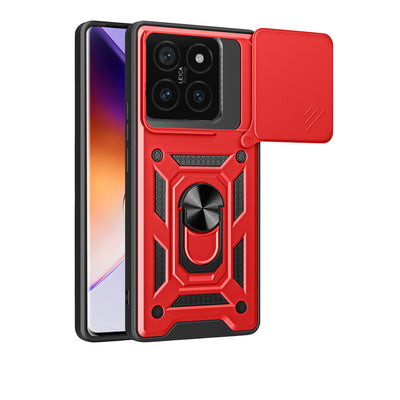Newface Xiaomi Mi 14T Pro Kılıf Pars Lens Yüzüklü Silikon