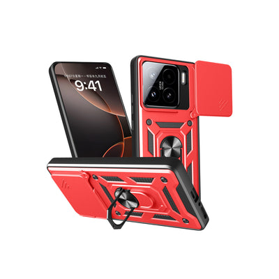 Newface Xiaomi Mi 15 Kılıf Pars Lens Yüzüklü Silikon