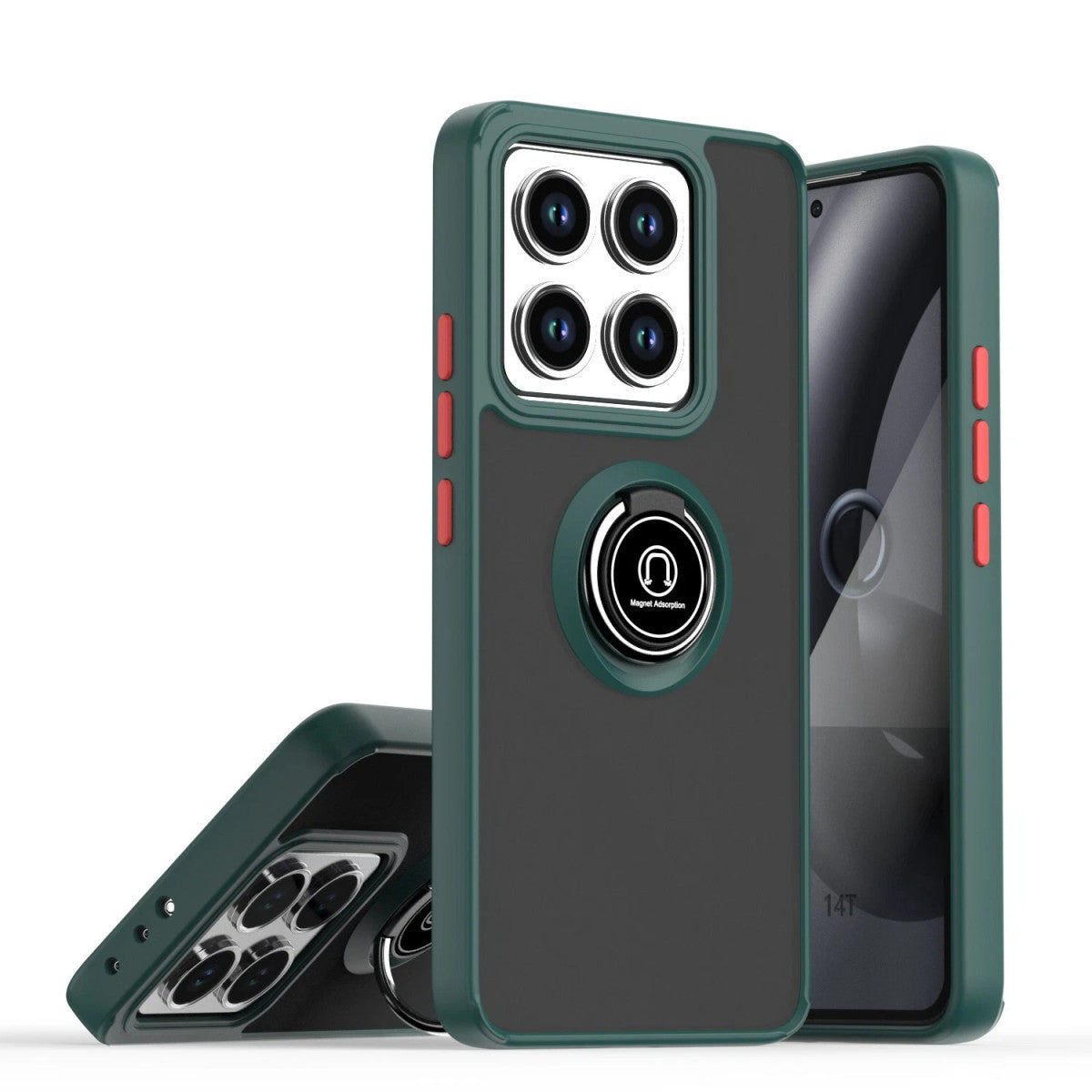 Newface Xiaomi Mi 15 Pro Kılıf Montreal Yüzüklü Silikon Kapak