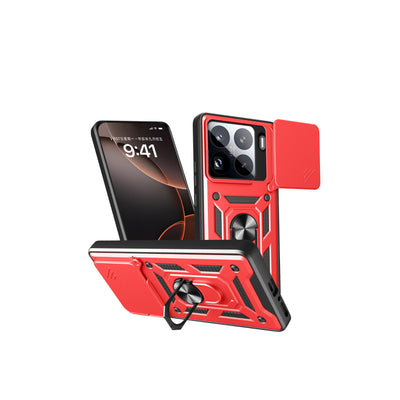Newface Xiaomi Mi 15 Pro Kılıf Pars Lens Yüzüklü Silikon