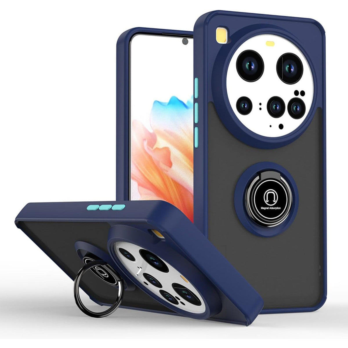 Newface Xiaomi Mi 15 Ultra Kılıf Montreal Yüzüklü Silikon Kapak