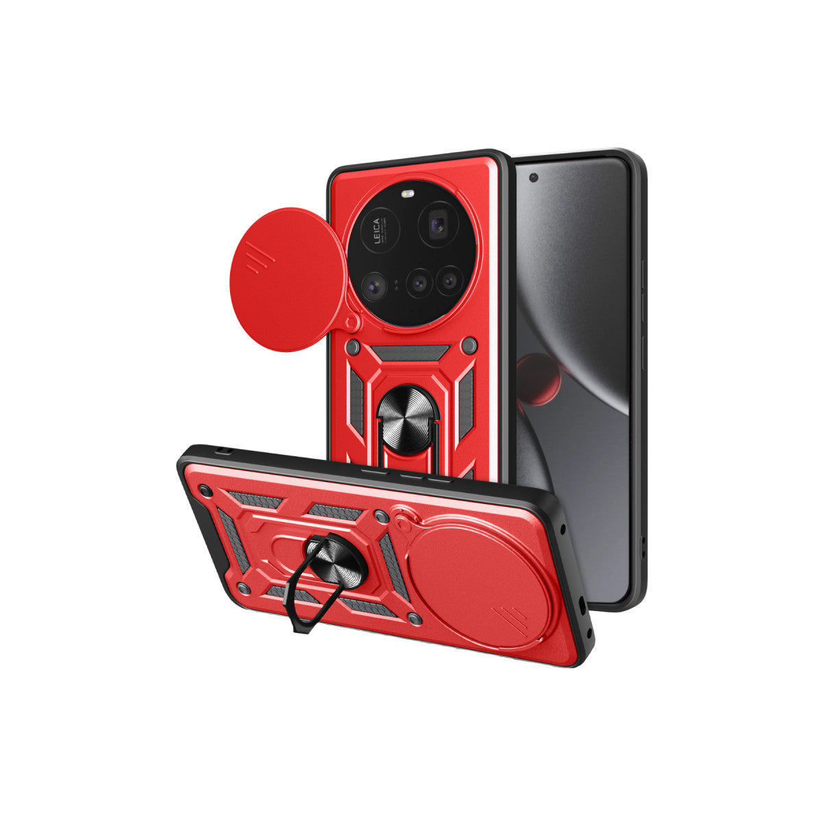 Newface Xiaomi Mi 15 Ultra Kılıf Pars Lens Yüzüklü Silikon