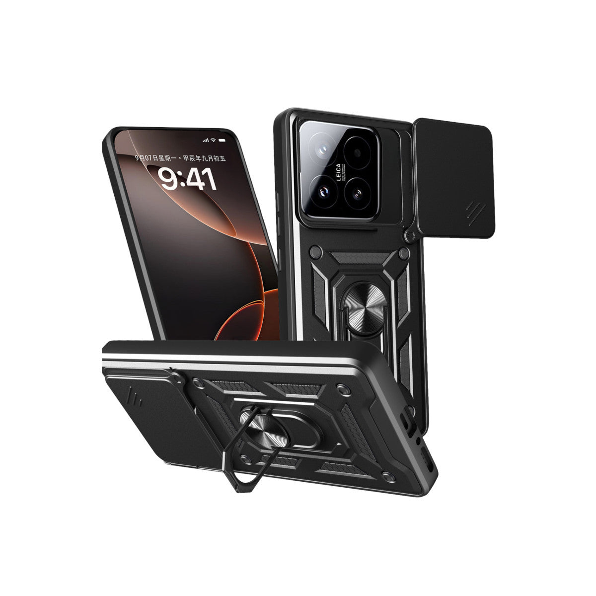 Newface Xiaomi Mi 15T Pars Lens Yüzüklü Silikon