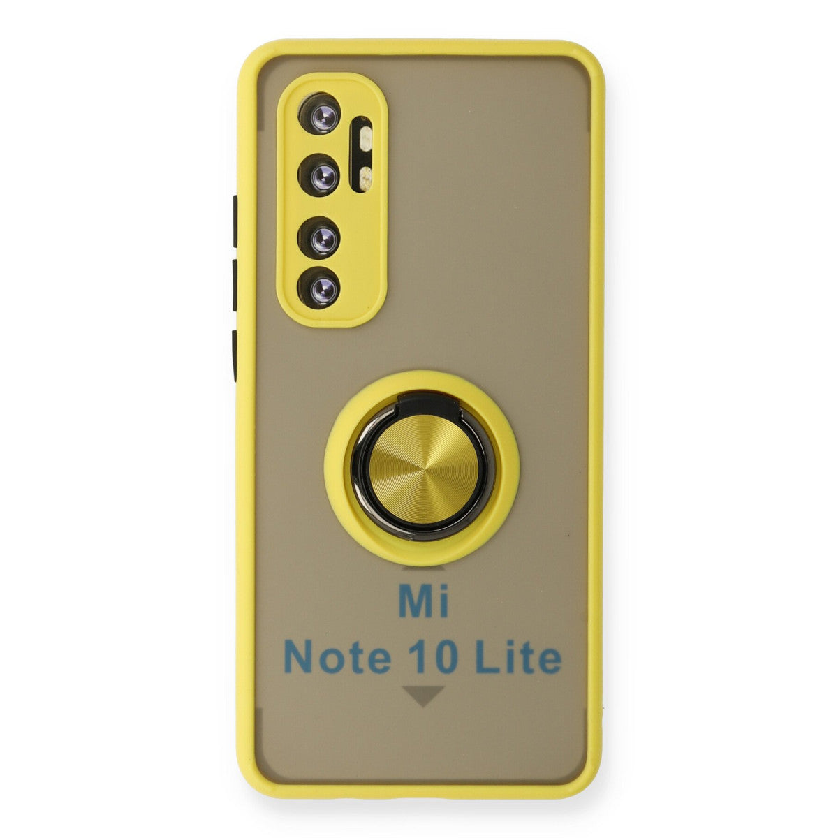 Newface Xiaomi Mi Note 10 Lite Kılıf Montreal Yüzüklü Silikon Kapak