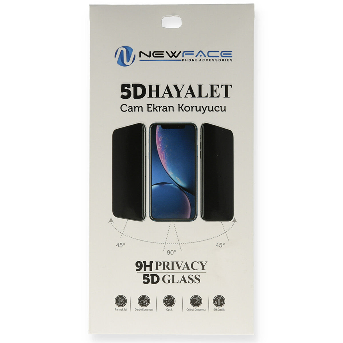Newface Xiaomi Poco F3 5D Hayalet Cam Ekran Koruyucu
