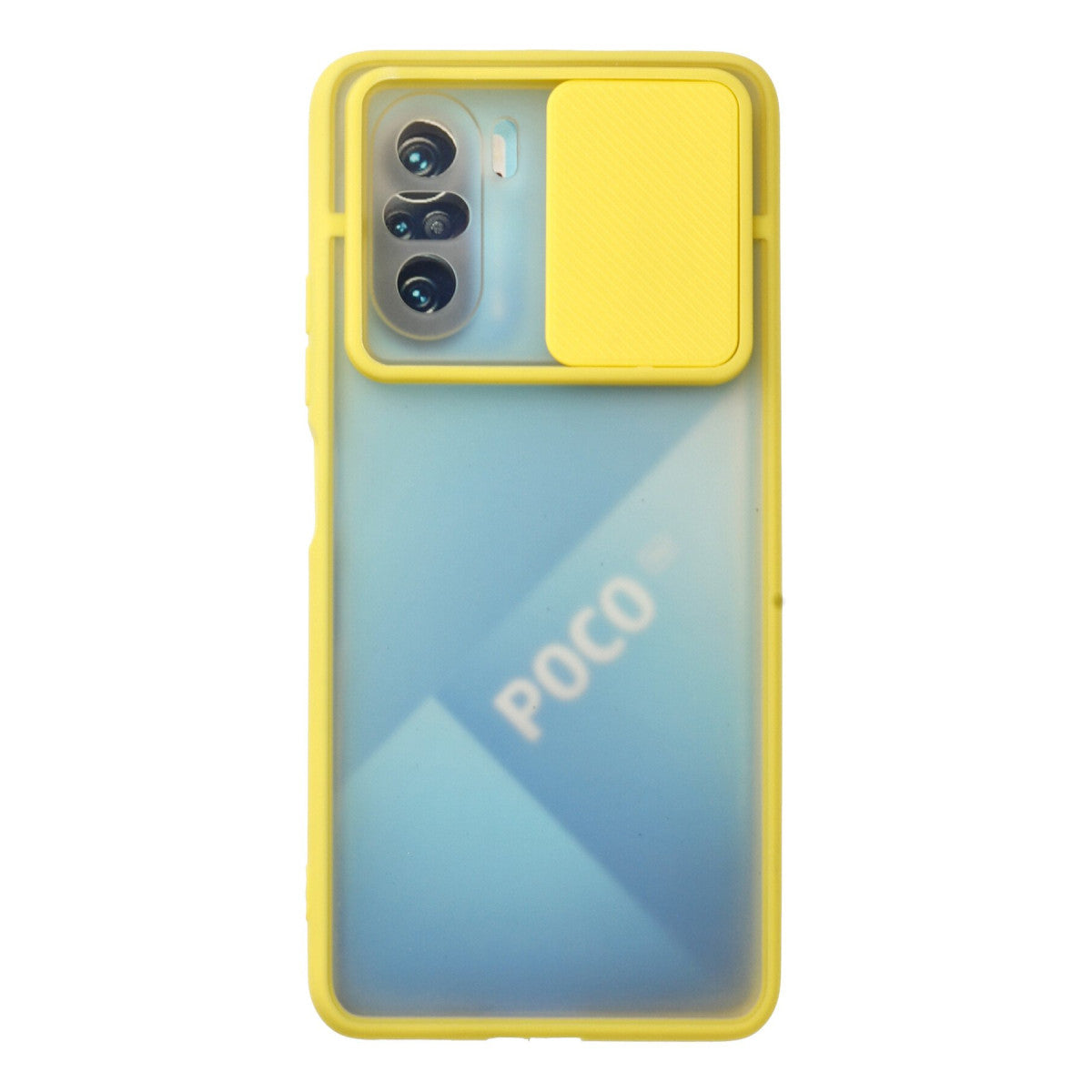 Newface Xiaomi Poco F3 Kılıf Palm Buzlu Kamera Sürgülü Silikon