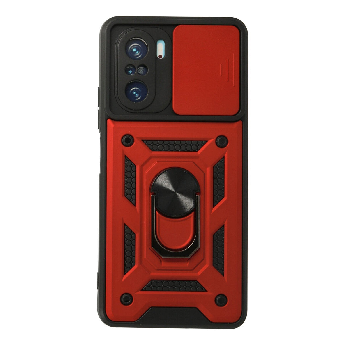 Newface Xiaomi Poco F3 Kılıf Pars Lens Yüzüklü Silikon