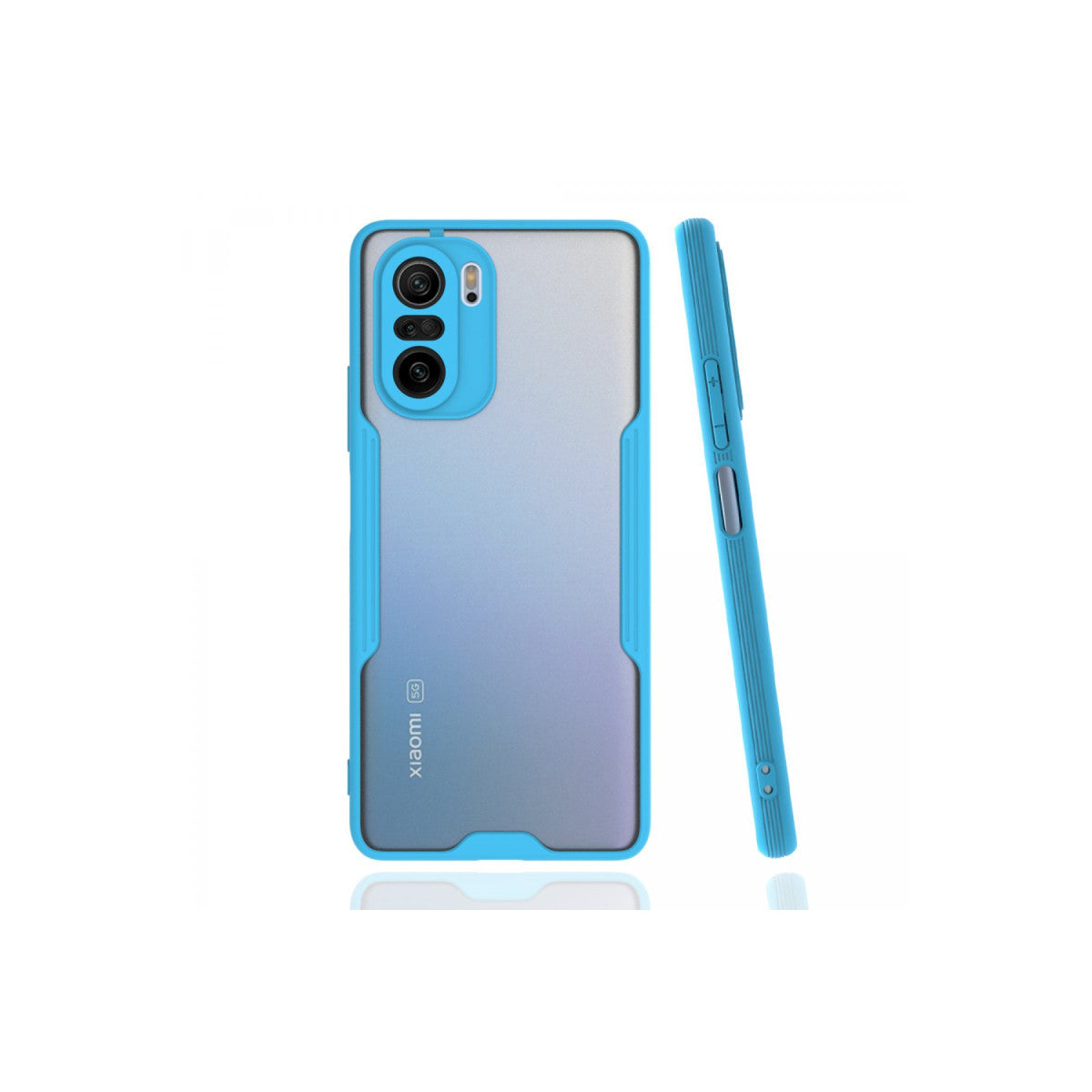 Newface Xiaomi Poco F3 Kılıf Platin Silikon