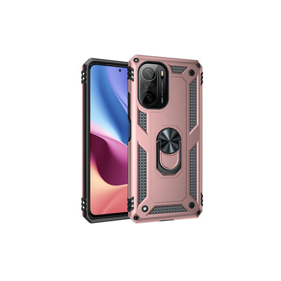 Newface Xiaomi Poco F3 Kılıf Sofya Yüzüklü Silikon Kapak