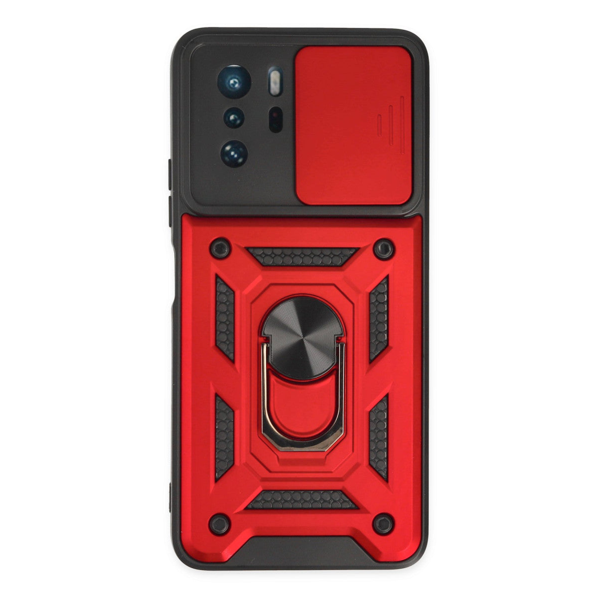 Newface Xiaomi Poco X3 GT Kılıf Pars Lens Yüzüklü Silikon